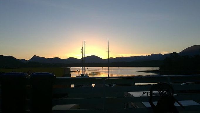 Utsikt fra Vegsund Marina