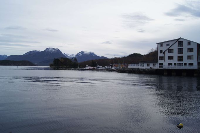Utsikt mot Vegsund Marina